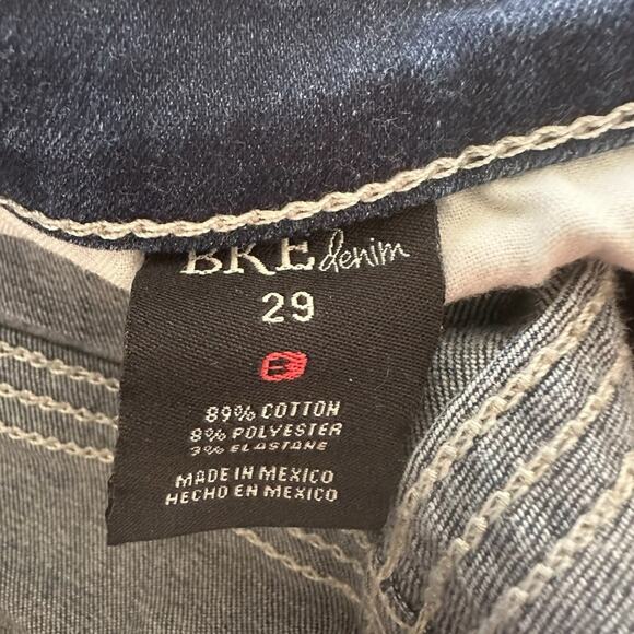 BKE Culture Women's 5 Pocket Crop Denim Blue Size 29 - Picture 5 of 10